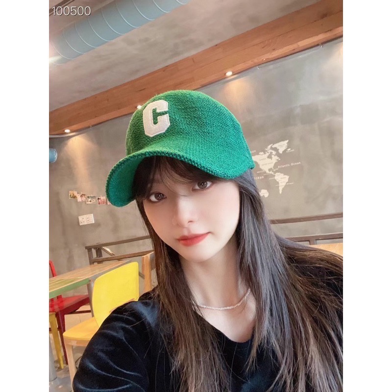 🌸韓國代購🇰🇷🌸C字母棒球帽🔥帽編織紋路（網紅款）-細節圖2