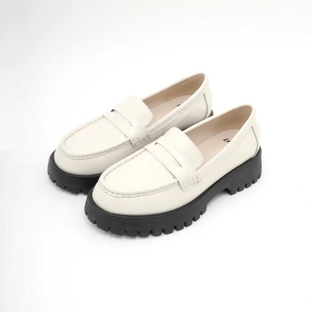 **韓國代購🇰🇷 東大門真皮樂福厚底豆豆鞋 ❤️ (賣場人氣商品)**-細節圖4