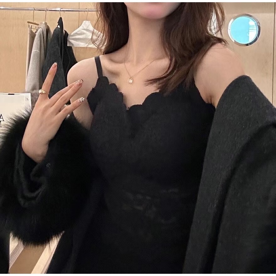 韓國代購🇰🇷正韓美背蕾絲百搭性感背心來了！-細節圖6