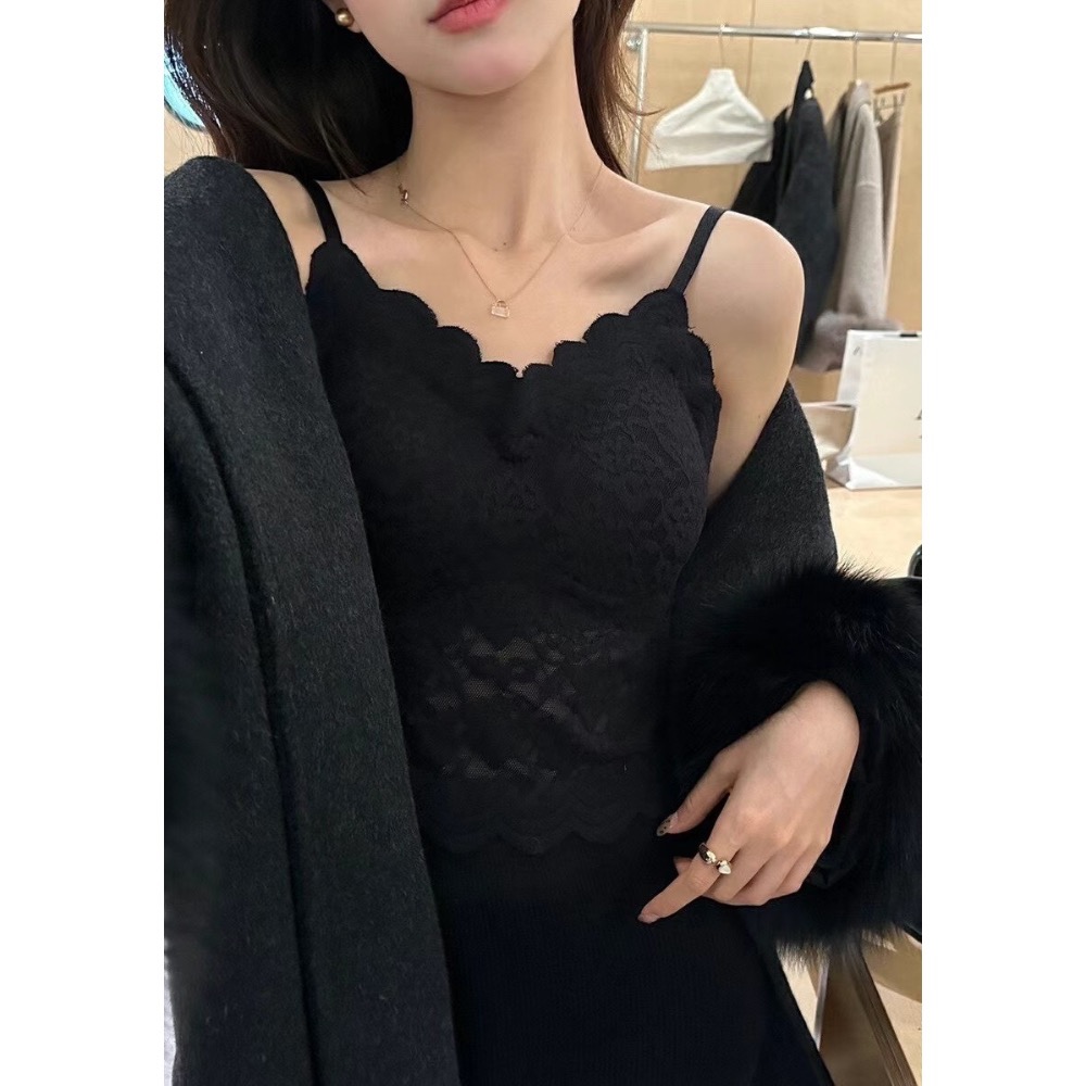 韓國代購🇰🇷正韓美背蕾絲百搭性感背心來了！-細節圖7