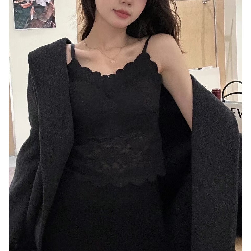 韓國代購🇰🇷正韓美背蕾絲百搭性感背心來了！-細節圖8