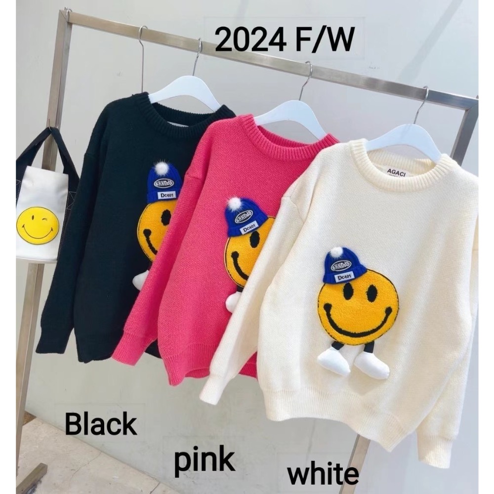 ￼正韓代購🇰🇷微笑家毛衣T❤️超可愛-細節圖4
