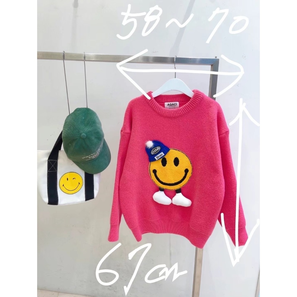 ￼正韓代購🇰🇷微笑家毛衣T❤️超可愛-細節圖6