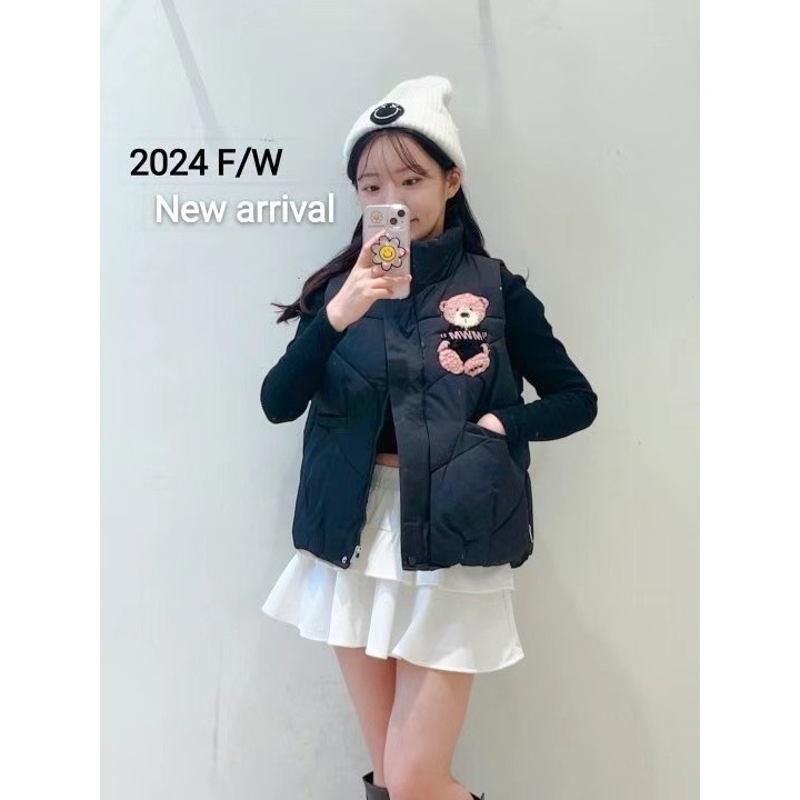 ￼正韓代購🇰🇷微笑家小熊鋪面羽絨背心❤️超可愛-規格圖9