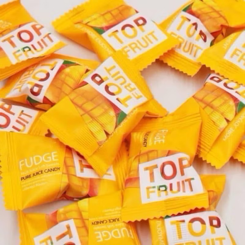￼✨超級好吃🇰🇷韓國爆紅🔥又大又軟糯🥭FUDGE 頂級芒果軟糖（目前100g包裝缺貨，用分裝包裝替代出貨）-細節圖2