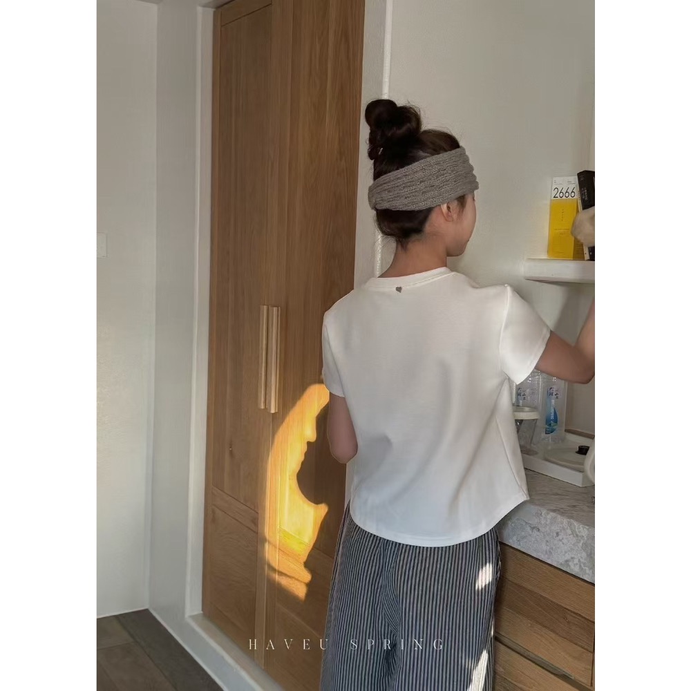 ￼每季都熱賣的愛心小飛袖Tee 社群推廣價$🍋春款CP值！精挑細選♥️ 每年夏天的經典款！！-細節圖2