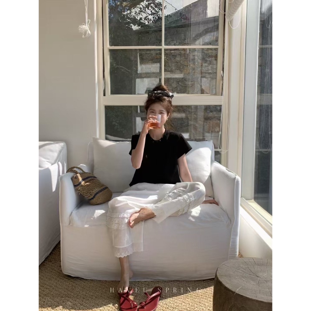 ￼每季都熱賣的愛心小飛袖Tee 社群推廣價$🍋春款CP值！精挑細選♥️ 每年夏天的經典款！！-細節圖5