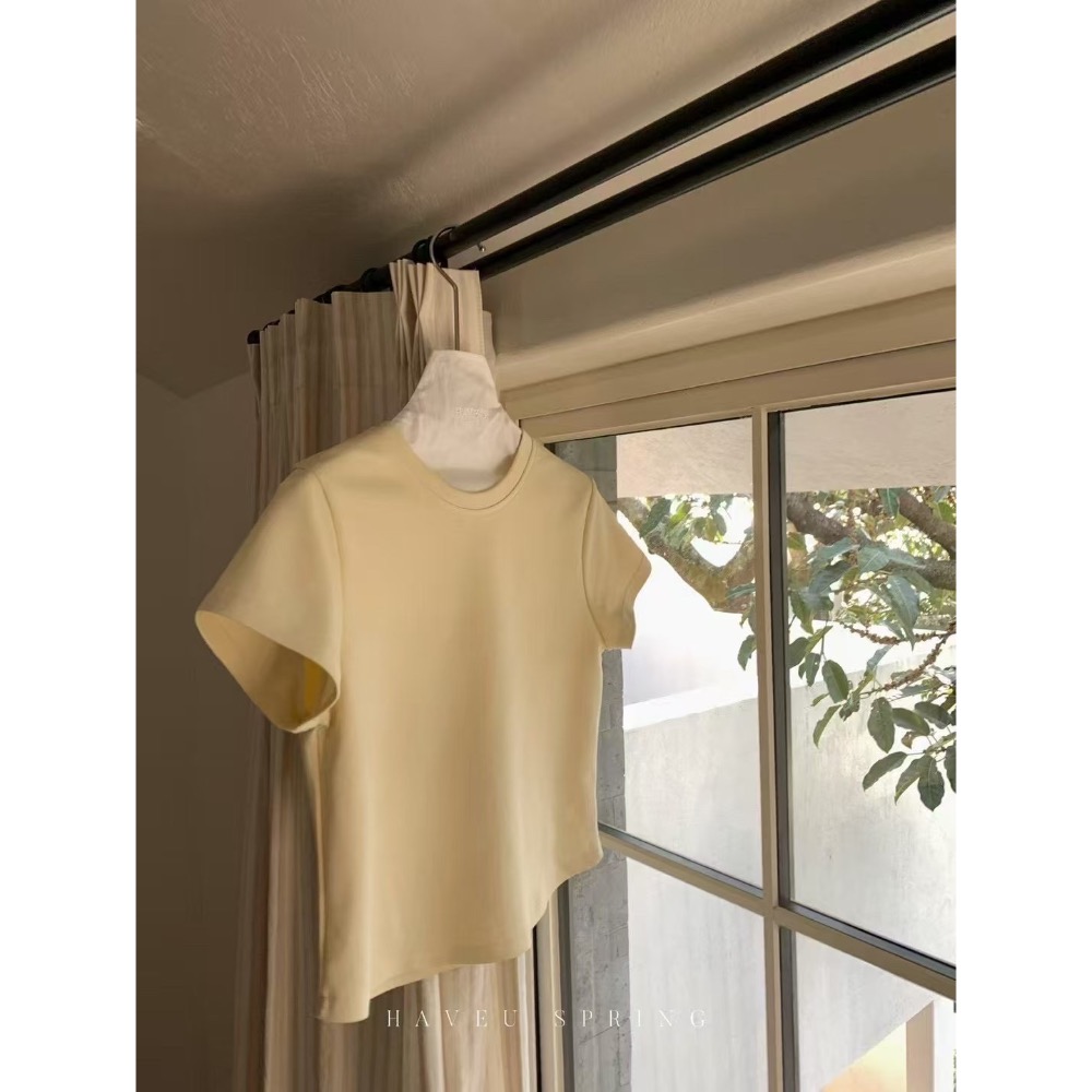 ￼每季都熱賣的愛心小飛袖Tee 社群推廣價$🍋春款CP值！精挑細選♥️ 每年夏天的經典款！！-細節圖9
