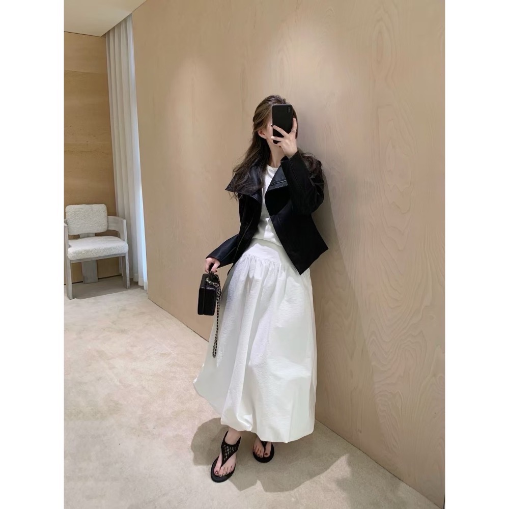 輕奢繆思皮外套 社群推廣價 🥨韓系ins 氛圍，穿出時尚 可以帥氣立領，可以基礎翻領 實穿好看的高級質感外套-細節圖3