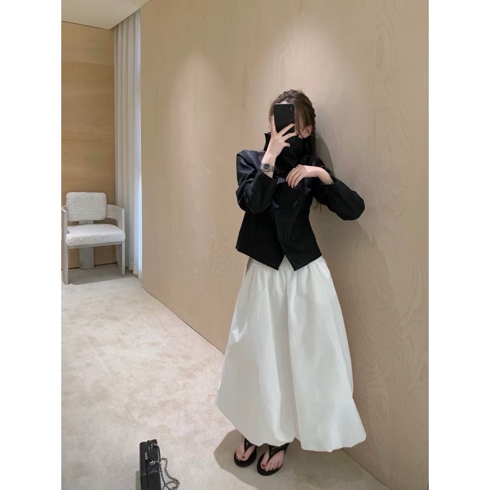 輕奢繆思皮外套 社群推廣價 🥨韓系ins 氛圍，穿出時尚 可以帥氣立領，可以基礎翻領 實穿好看的高級質感外套-細節圖6