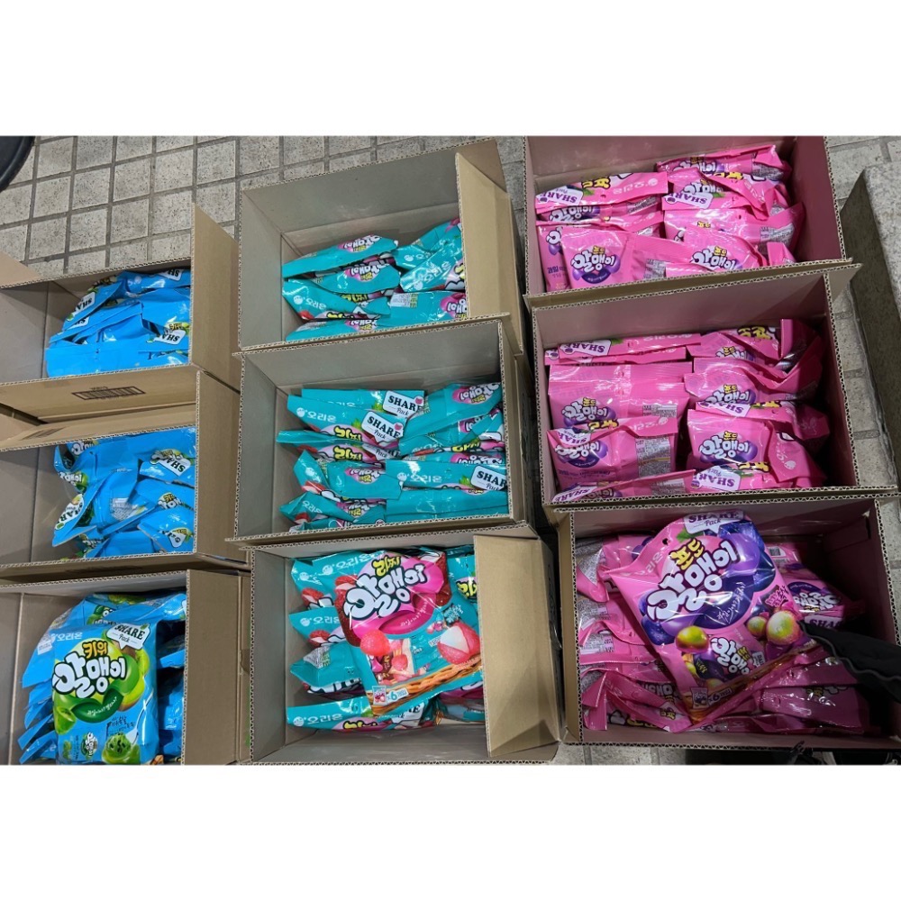 韓國代購🇰🇷🔥軟糖界天花板、樂天超市人氣零食🔥 orion爆漿剝皮軟糖-有3種口味 (每袋有6小包)-細節圖6