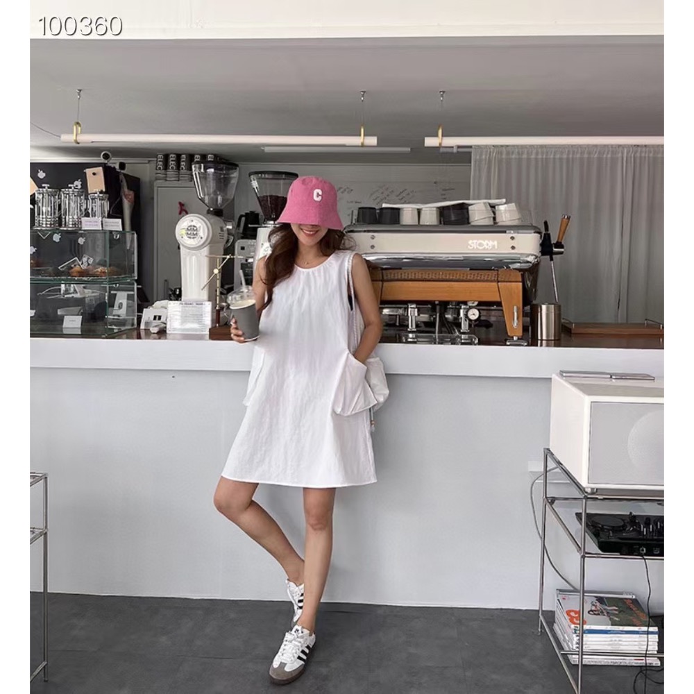 韓國🇰🇷代購🍃🍃漁夫帽 壓線帽檐 帽型好看 不挑人 C字母圖標 時尚百搭😍😍😍-細節圖5