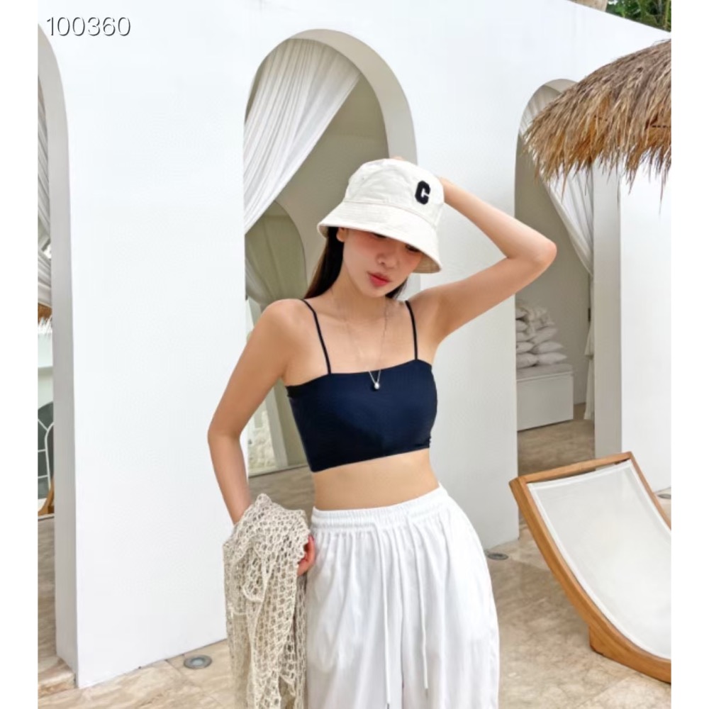 韓國🇰🇷代購🍃🍃漁夫帽 壓線帽檐 帽型好看 不挑人 C字母圖標 時尚百搭😍😍😍-細節圖9