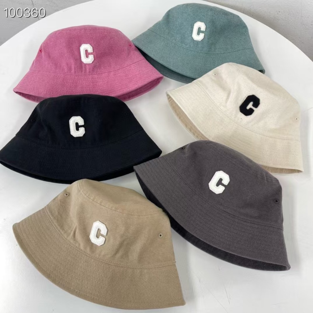 韓國🇰🇷代購🍃🍃漁夫帽 壓線帽檐 帽型好看 不挑人 C字母圖標 時尚百搭😍😍😍-規格圖9