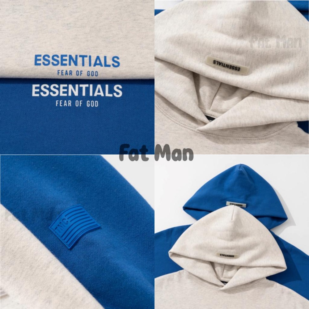 【胖胖俠】ESSENTIALS  FOG 慈善限定TMC聯名 歐美潮流寬鬆連帽 帽T-細節圖5