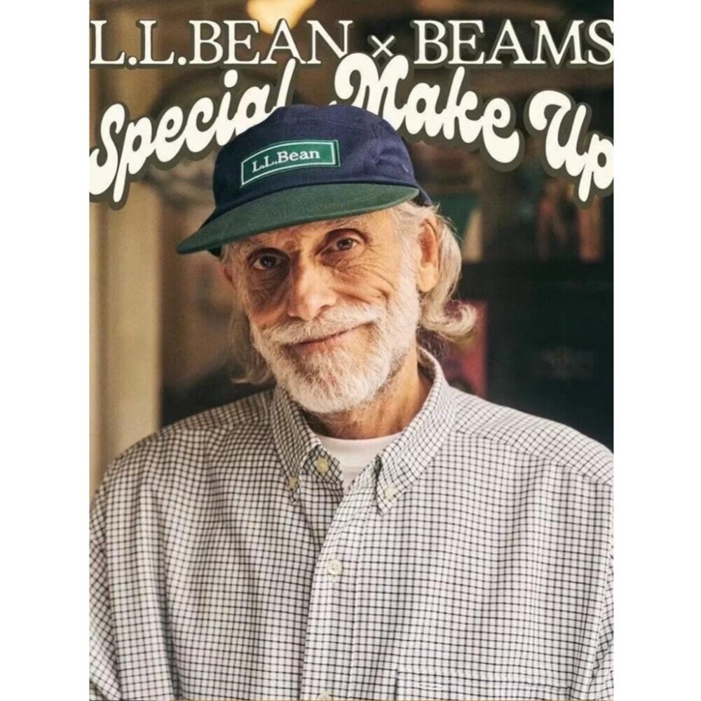 【胖胖俠】LLBEAN BEAMS聯名格紋襯衫 日系復古男女情侶款長袖襯衫