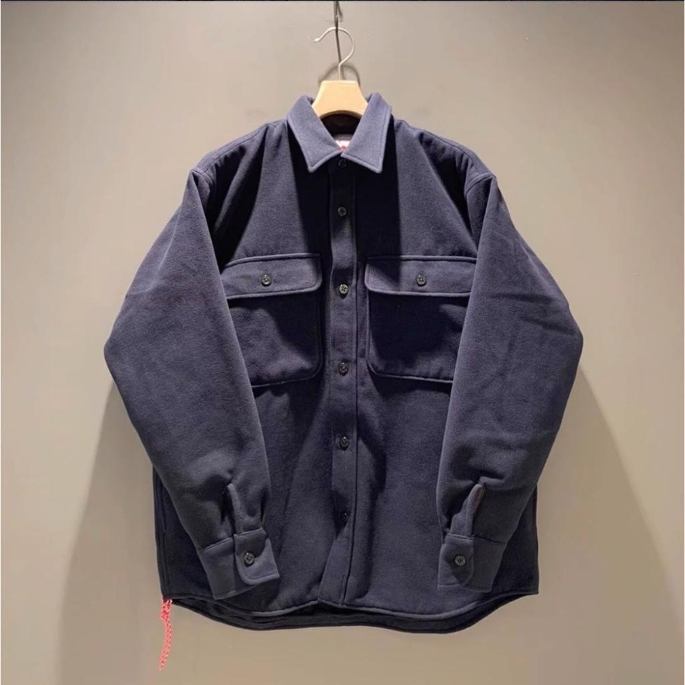 【胖胖俠】BEAMS JAPAN 20AW CPO Jacket 日繫紅繩毛呢抓絨口袋襯衫夾克外套-細節圖2