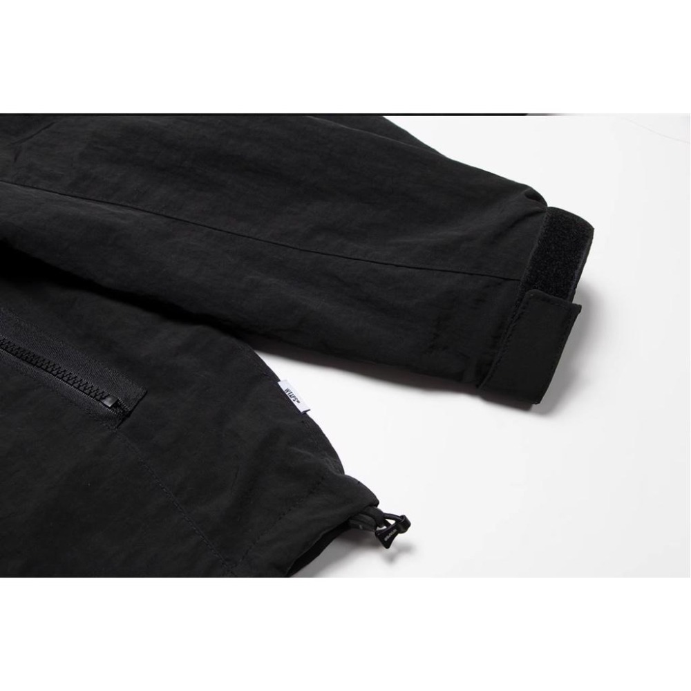 【胖胖俠】WTAPS NYLON.TUSSAH.FORTLESS工裝衝鋒衣半拉鍊頭套連帽風衣夾克-細節圖9