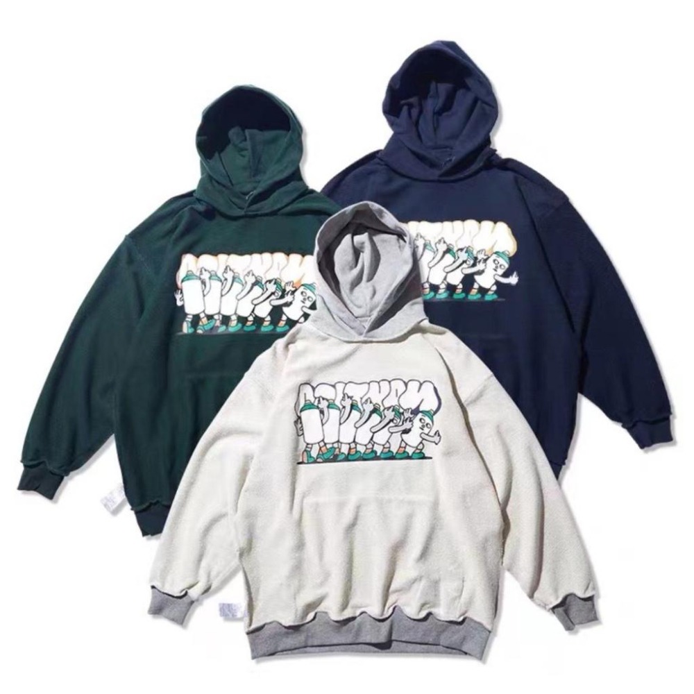 【胖胖俠】NAUTICA 22AW STACKS SWEAT HOODIE LURK 2.4 長谷川雙面穿連帽 帽T-細節圖2