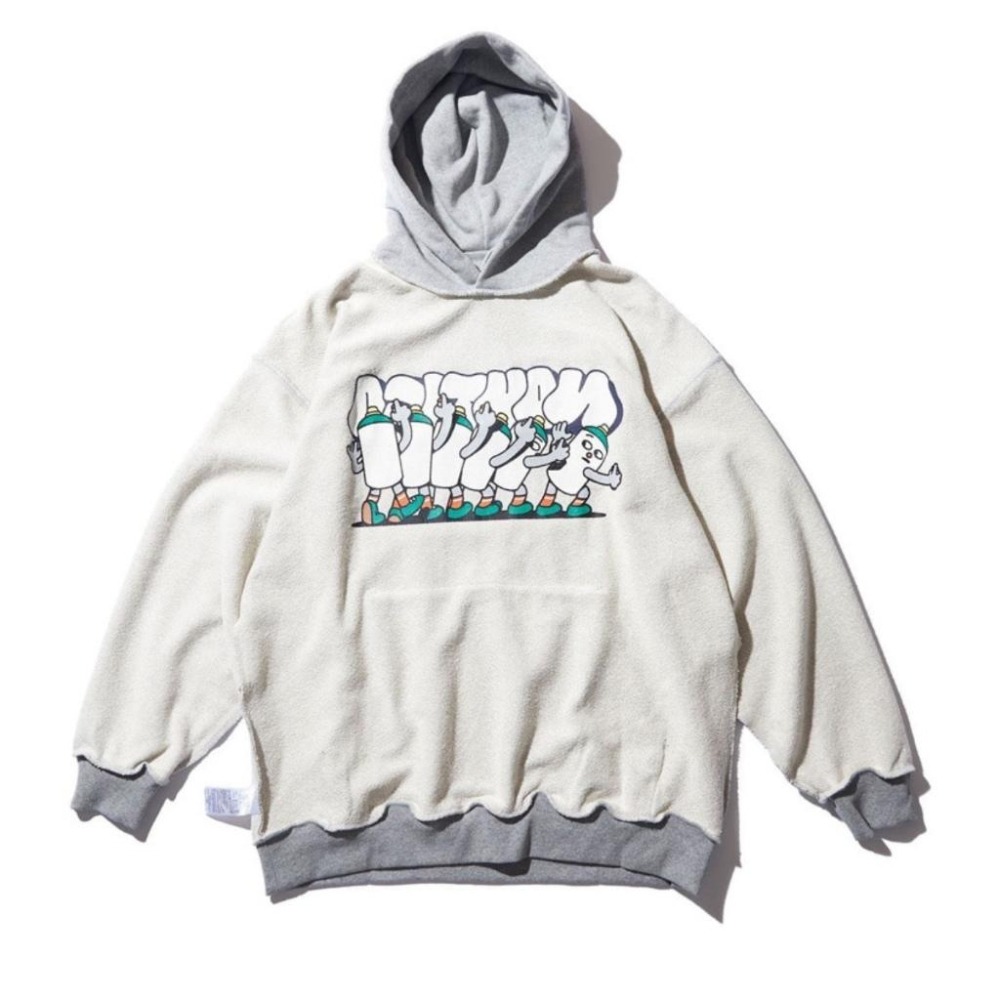 【胖胖俠】NAUTICA 22AW STACKS SWEAT HOODIE LURK 2.4 長谷川雙面穿連帽 帽T-細節圖4