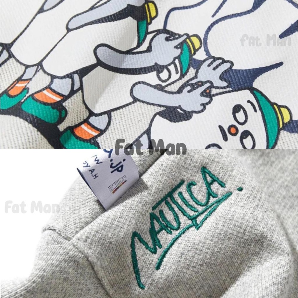 【胖胖俠】NAUTICA 22AW STACKS SWEAT HOODIE LURK 2.4 長谷川雙面穿連帽 帽T-細節圖5