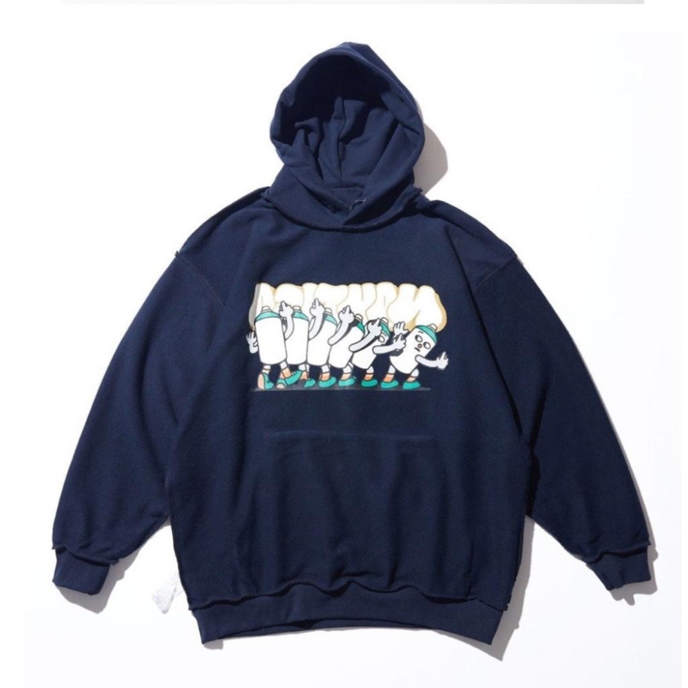 【胖胖俠】NAUTICA 22AW STACKS SWEAT HOODIE LURK 2.4 長谷川雙面穿連帽 帽T-細節圖7