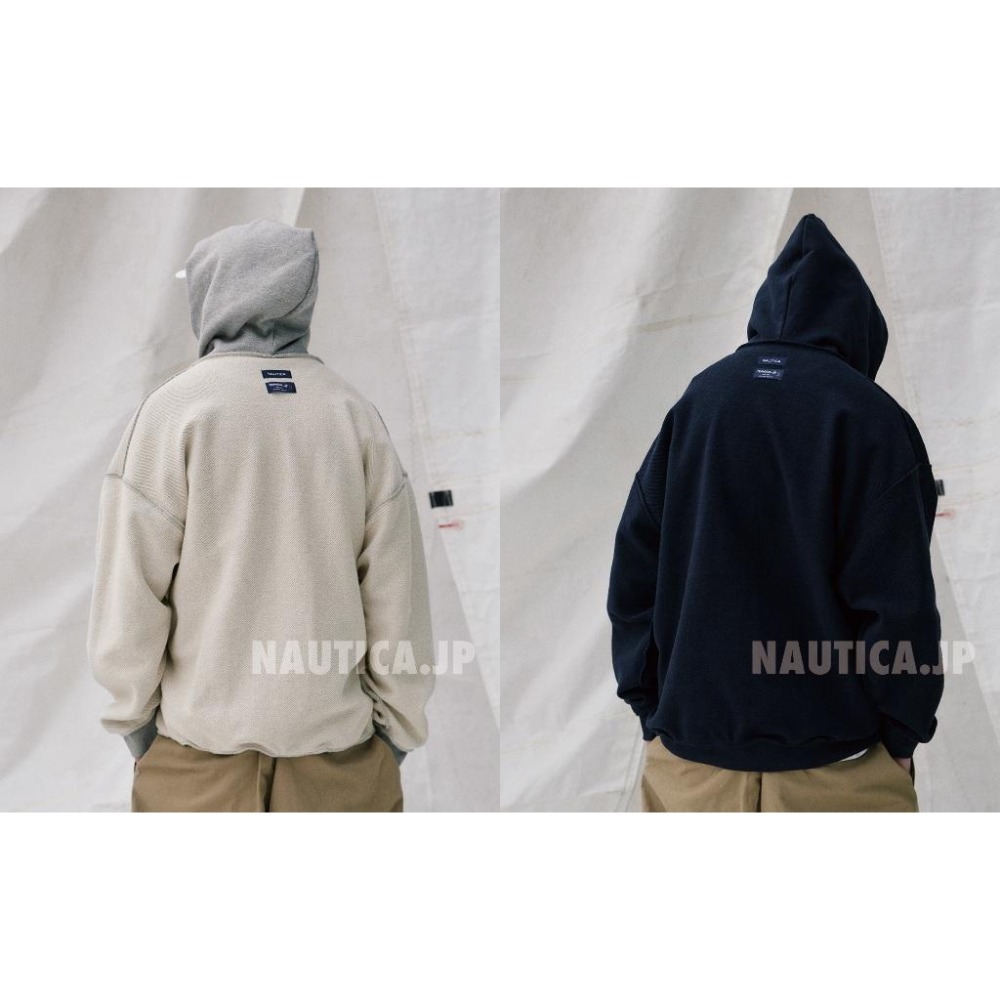 【胖胖俠】NAUTICA 22AW STACKS SWEAT HOODIE LURK 2.4 長谷川雙面穿連帽 帽T-細節圖9