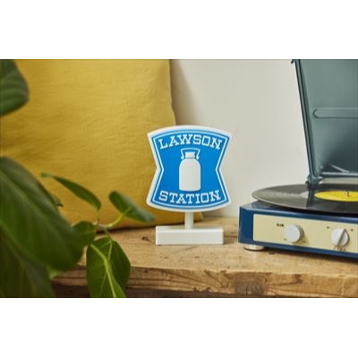 🇯🇵 預購商品-Lawson 50 週年紀念 經典「Lawson 看板」小夜燈/發光鑰匙圈-細節圖2