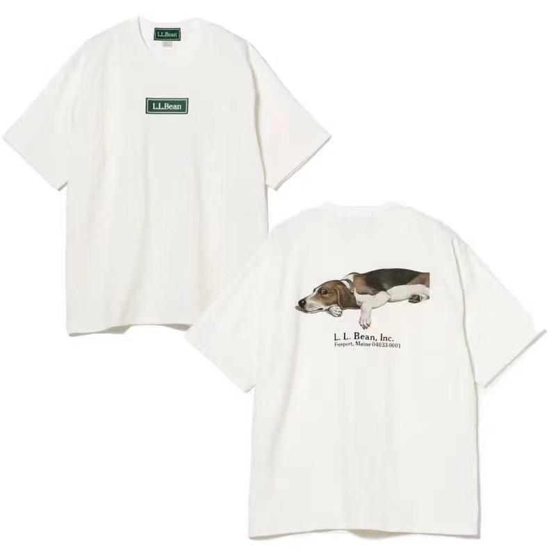 《米諾潮流》LLBEAN聯名BEAMS 23SS日系復古動物印花短袖寬鬆T恤-細節圖6