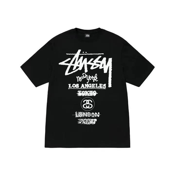 《米諾潮流》Stussy 新款world tour世界巡遊城市logo印花短袖T恤-細節圖2