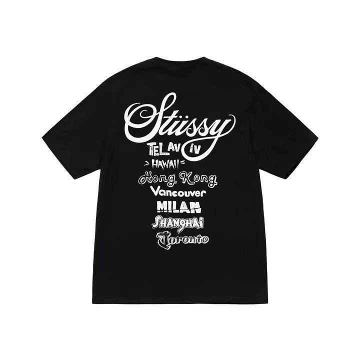 《米諾潮流》Stussy 新款world tour世界巡遊城市logo印花短袖T恤-細節圖3