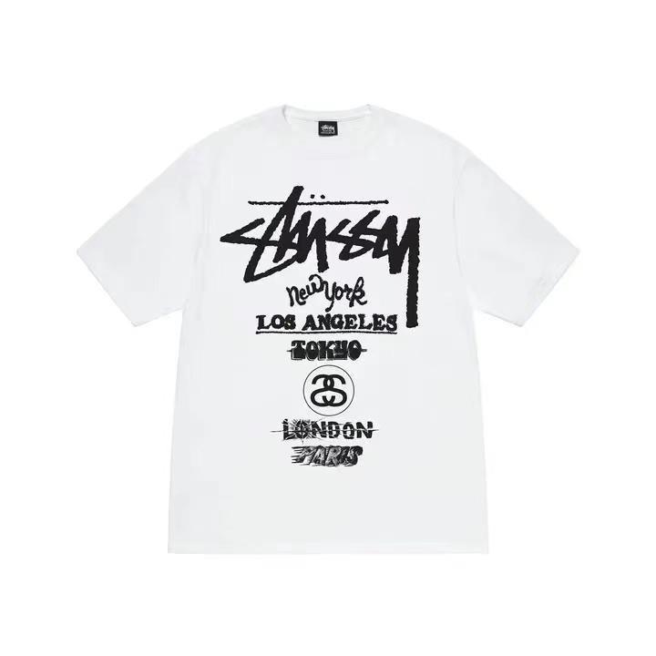 《米諾潮流》Stussy 新款world tour世界巡遊城市logo印花短袖T恤-細節圖4