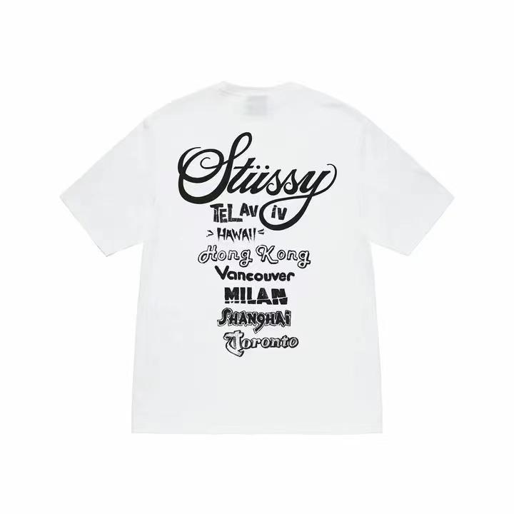 《米諾潮流》Stussy 新款world tour世界巡遊城市logo印花短袖T恤-細節圖5