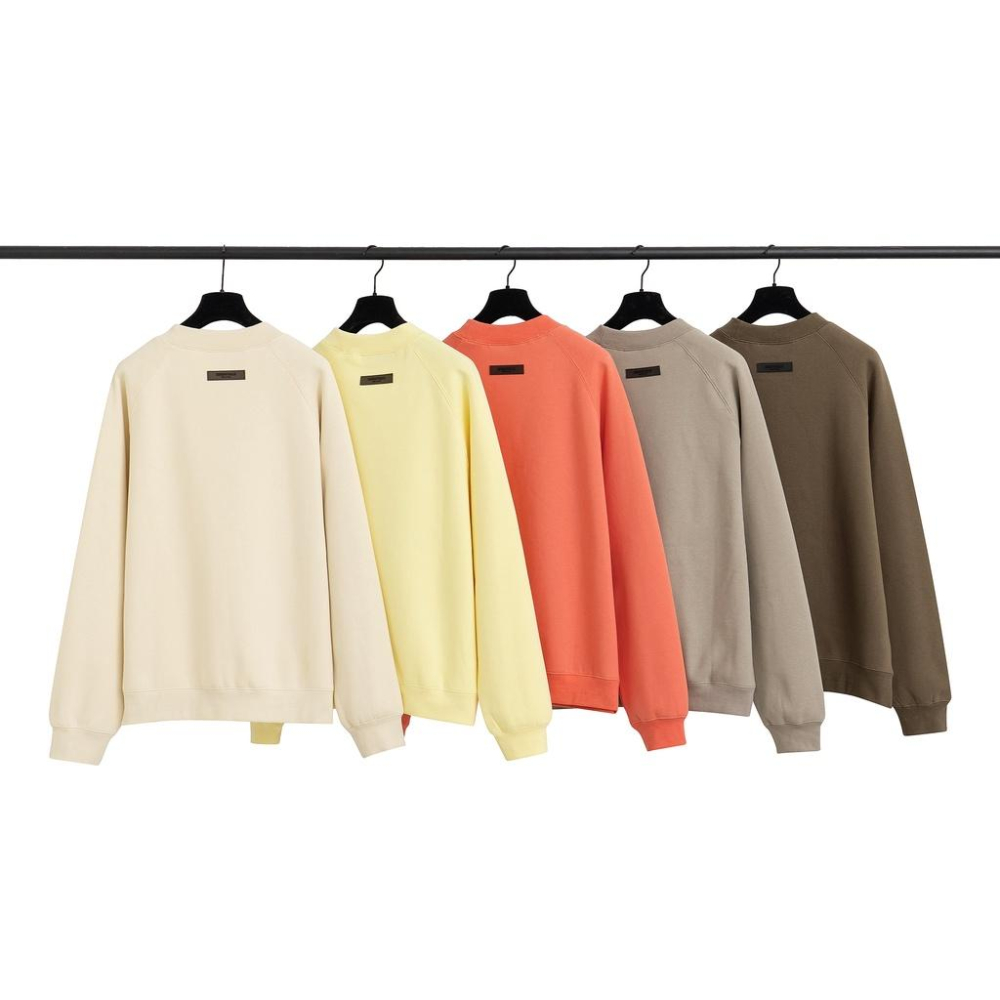 《米諾潮流》正品 ESSENTIALS奶白色字母潮牌高街寬鬆大學T男女情侶款-細節圖2