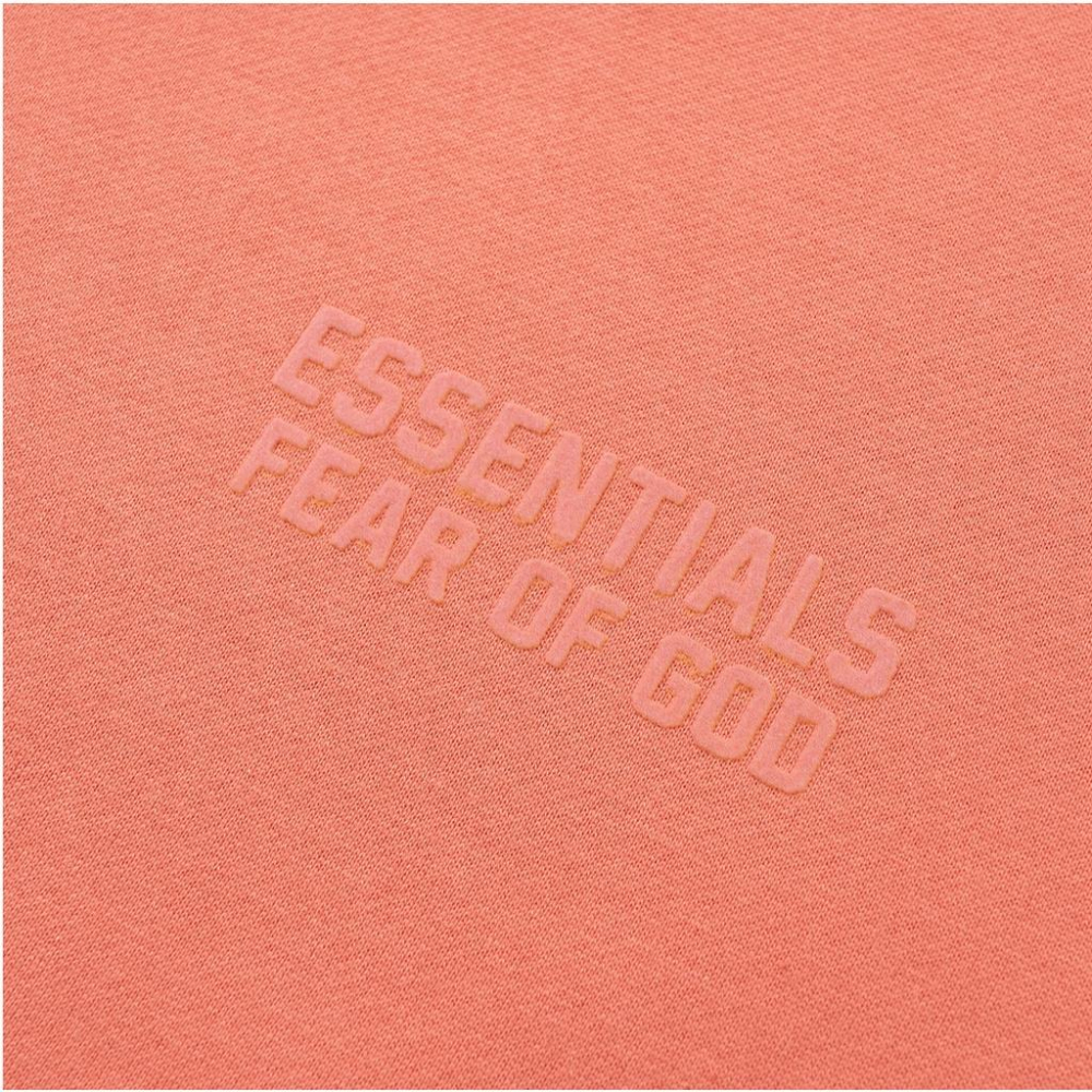 《米諾潮流》正品 ESSENTIALS奶白色字母潮牌高街寬鬆大學T男女情侶款-細節圖5