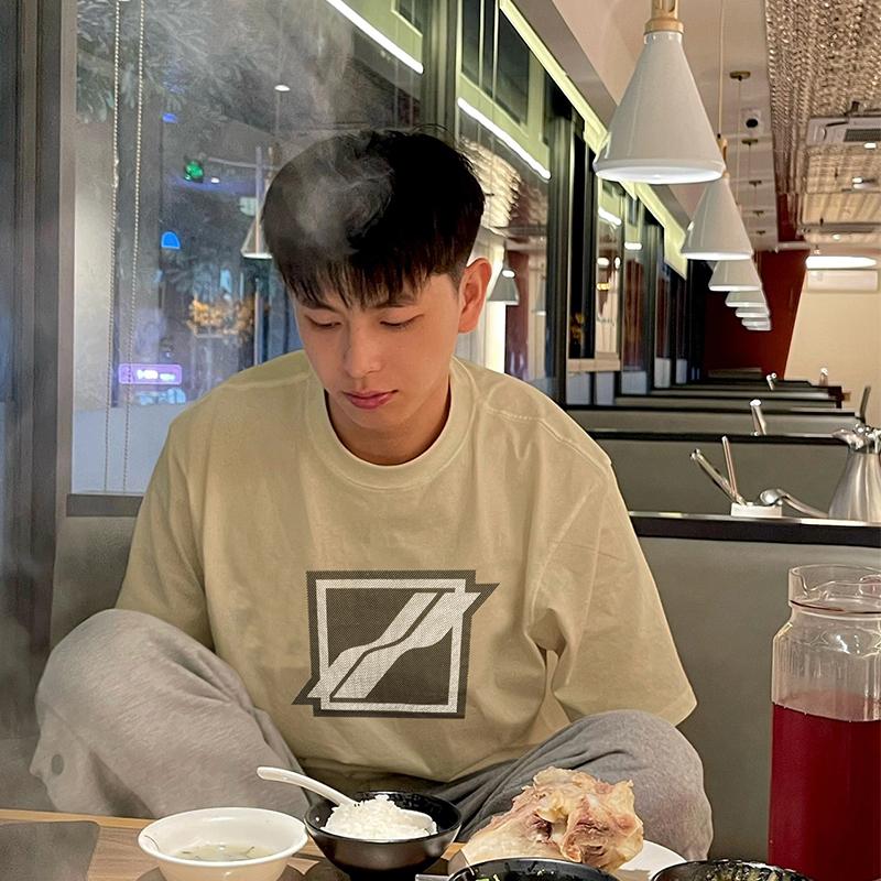 《米諾潮流》WE11DONE 韓版潮牌 印花logo寬鬆百搭純棉短袖T恤 權志龍-細節圖2