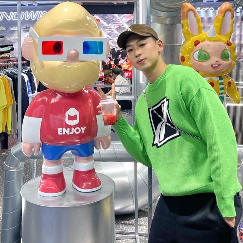 《米諾潮流》推薦 WE11DONE 慵懶風寬鬆 秋冬套頭圓領毛衣 權志龍監製-細節圖3