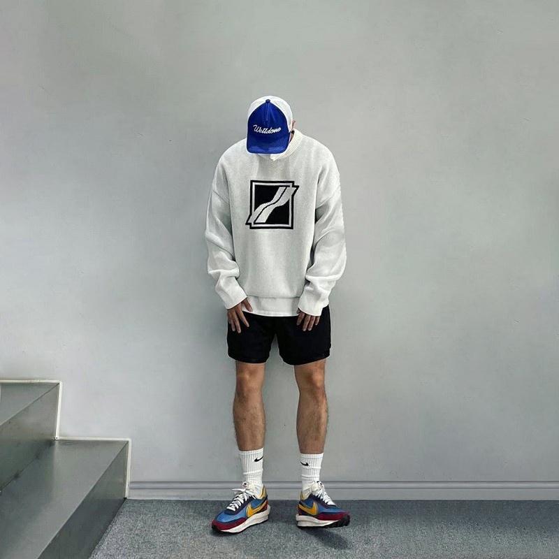 《米諾潮流》推薦 WE11DONE 慵懶風寬鬆 秋冬套頭圓領毛衣 權志龍監製-細節圖4