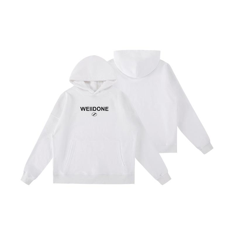 《米諾潮流》WE11DONE韓版潮牌美式寬鬆  秋冬加絨連帽帽T 權志龍監製-細節圖5