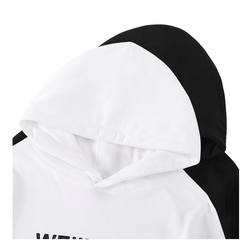 《米諾潮流》WE11DONE韓版潮牌美式寬鬆  秋冬加絨連帽帽T 權志龍監製-細節圖6