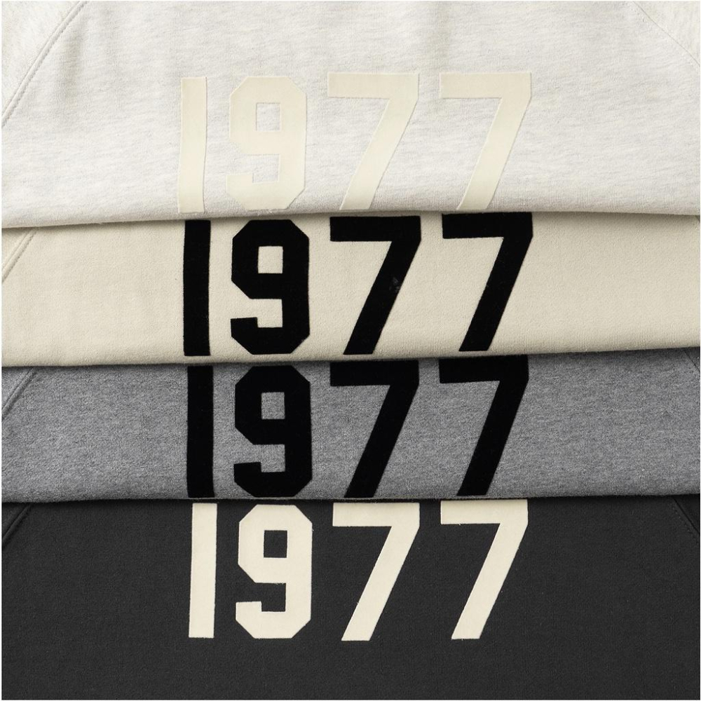 《米諾潮流》正品 ESSENTIALS Beige 1977 Sweatshirt植絨寬鬆休閒圓領大學T-細節圖5