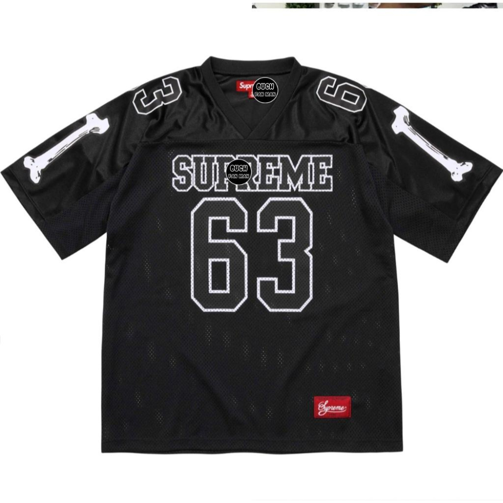 【FAT MAN】SPRME Bones Football Jersey 63 球衣短袖 寬鬆版型 男女同款-細節圖2
