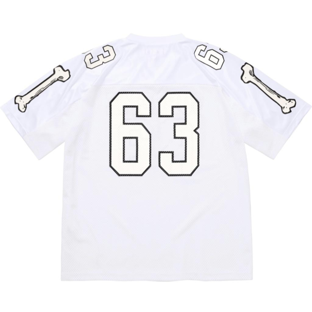【FAT MAN】SPRME Bones Football Jersey 63 球衣短袖 寬鬆版型 男女同款-細節圖5