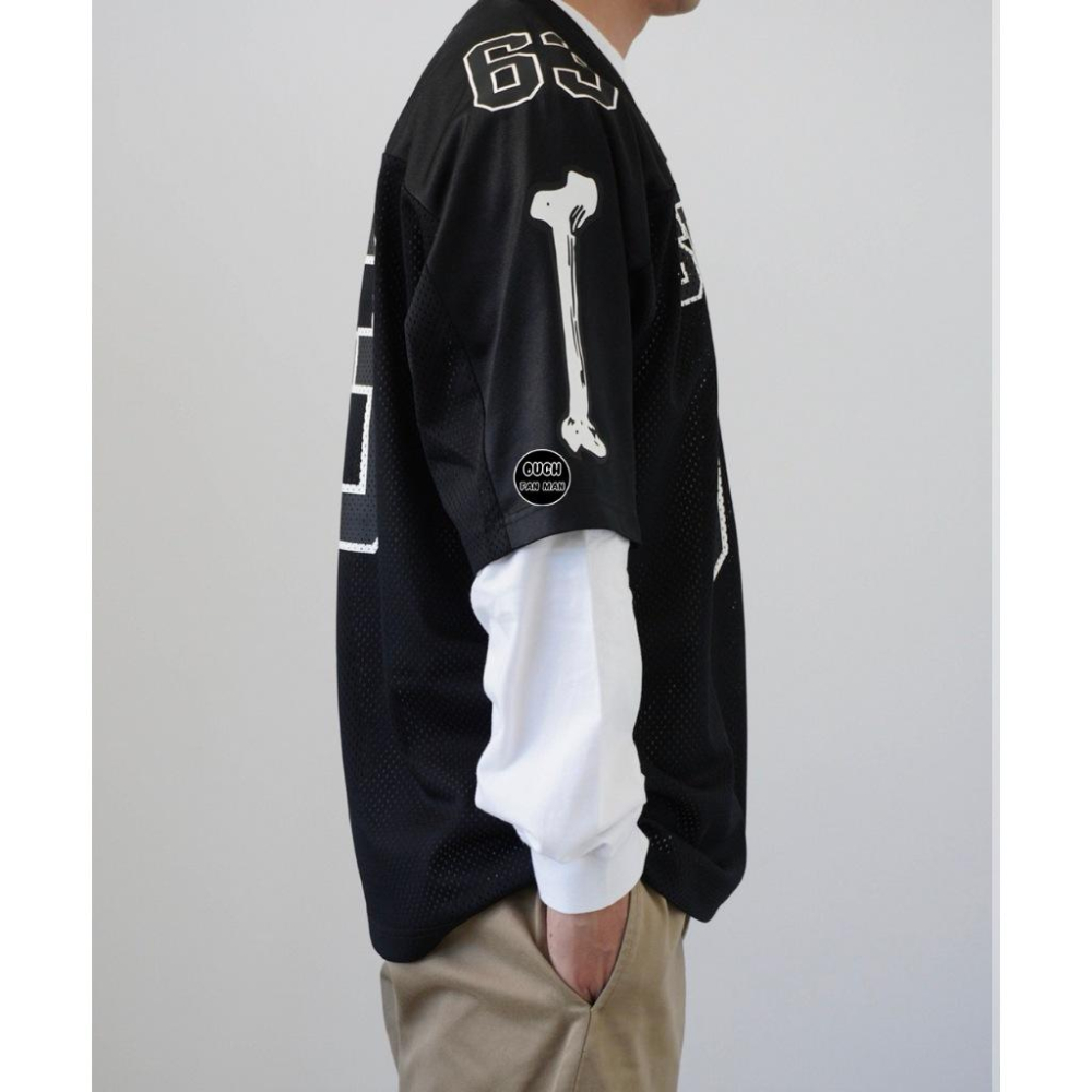 【FAT MAN】SPRME Bones Football Jersey 63 球衣短袖 寬鬆版型 男女同款-細節圖8