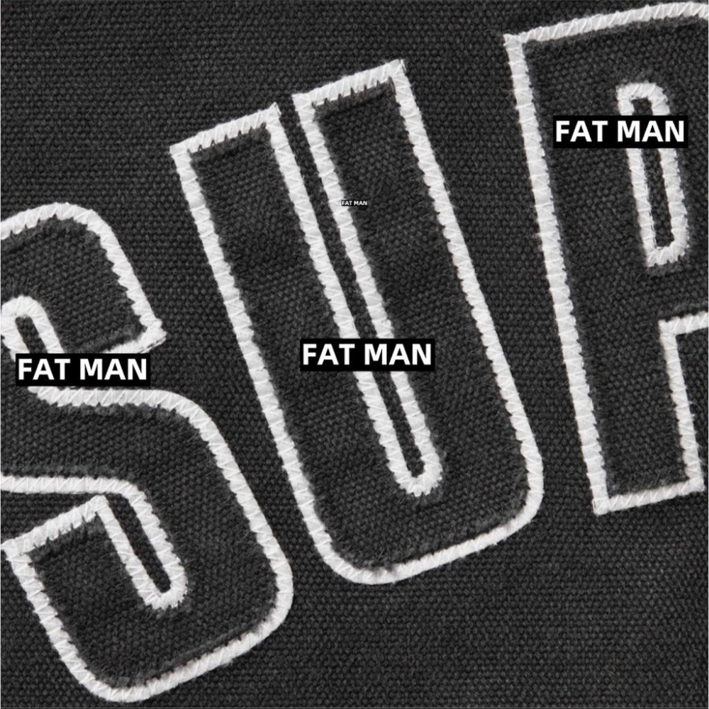 【FAT MAN】SPRME 25FW REFLECTIVE 反光線條 字母外套 男女同款 寬鬆版型-細節圖7