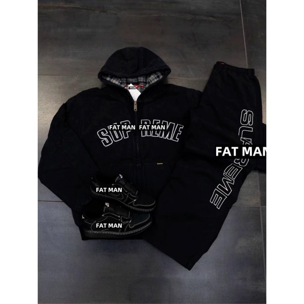 【FAT MAN】SPRME 25FW REFLECTIVE 反光線條 字母外套 男女同款 寬鬆版型-細節圖8