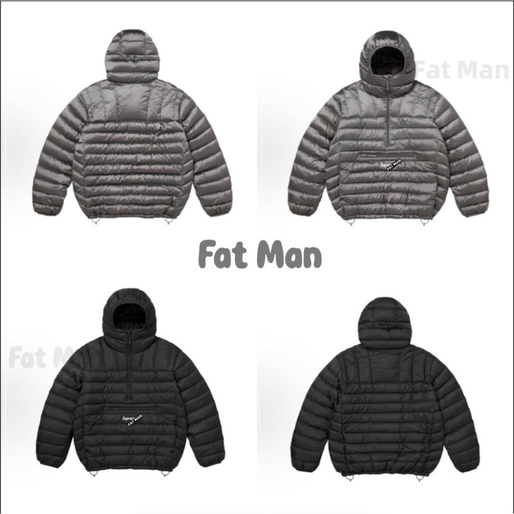 【FAT MAN】SPRME FW25 Week6 Micro Down 半拉鍊羽絨服 90 白鴨絨 編織徽標 男女同款-細節圖2