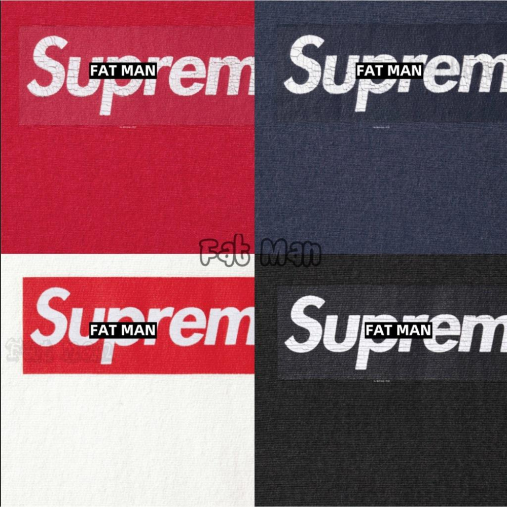 【FAT MAN】SPRME WASHED BOX LOGO CREWNECK 標誌水洗圓領長袖 大學T-細節圖3