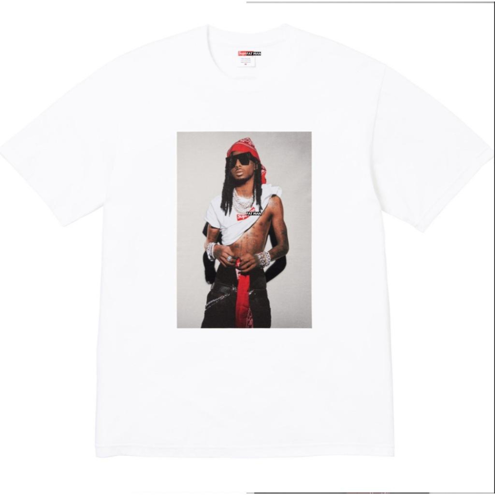【FAT MAN】SPRME FW25 PLAYBOI CARTI Photo Print TEE  寬鬆短袖 寬鬆版型-細節圖3