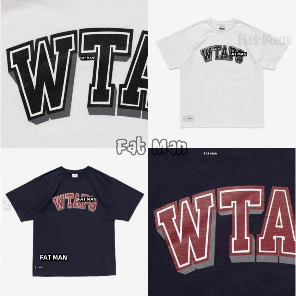 【FAT MAN】WAPS 隱藏字母印花重磅短T 低調字母印花設計 寬鬆剪裁男女同款必備 寬鬆版型-細節圖8
